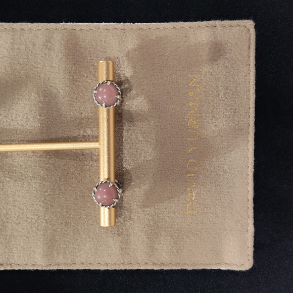 David Yurman Chatelaine Guava Quartz Stud Earrings - Picture 5 of 13